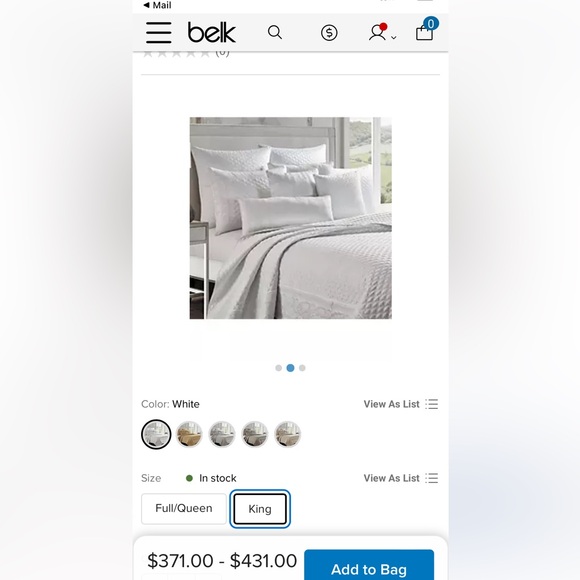 J. Queen New York
LYNDON COVERLET KING - Picture 7 of 7